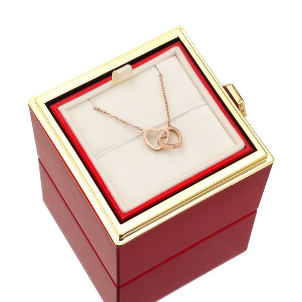 Eternal Rose Box With Necklace