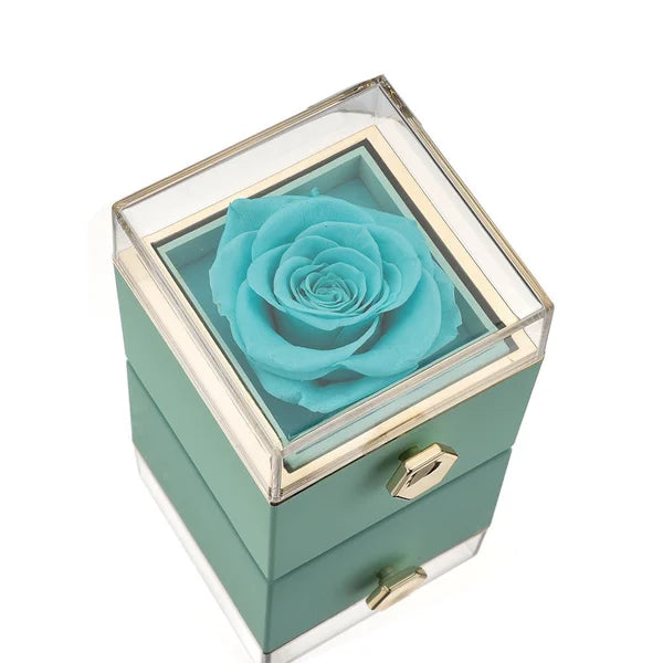 Eternal Rose Box With Necklace