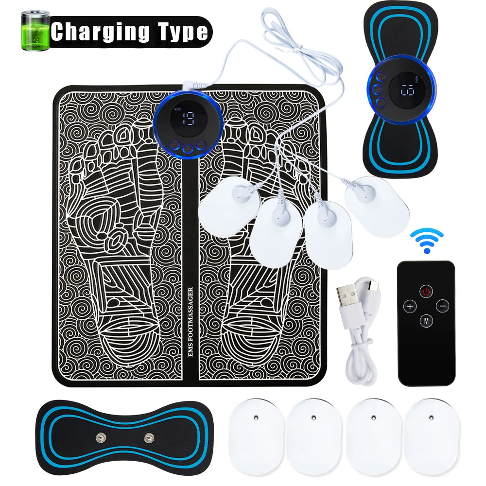 EMS Foot Massager Mat Muscle Stimulator