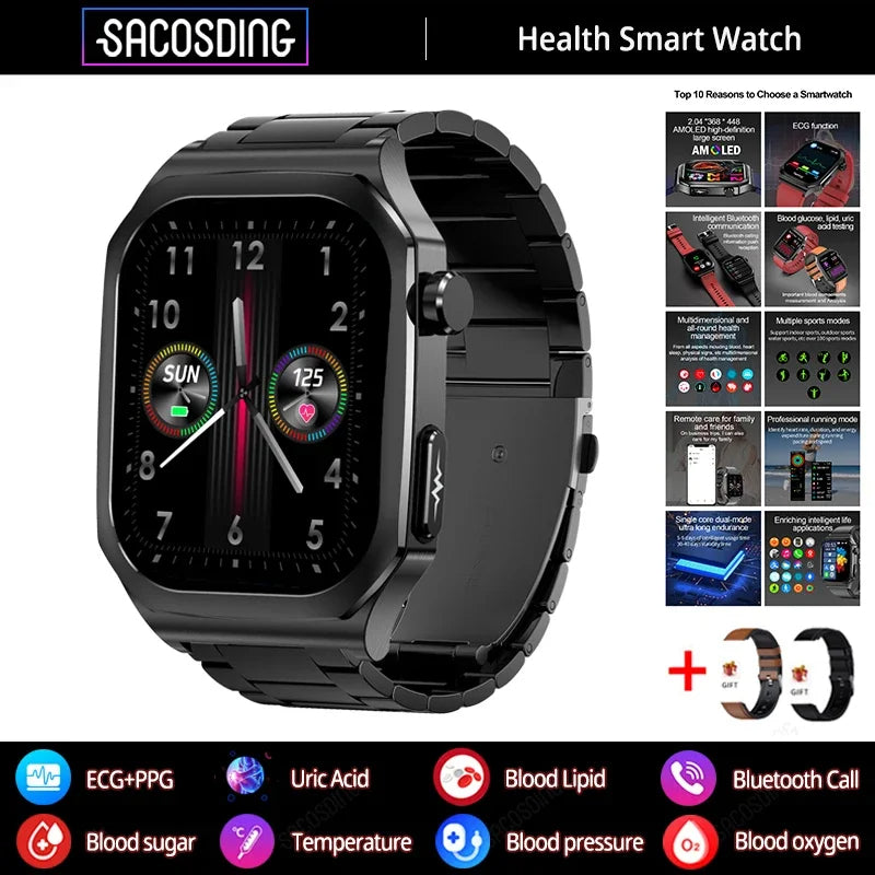 ECG+PPG Health Smartwatch - Blood Sugar