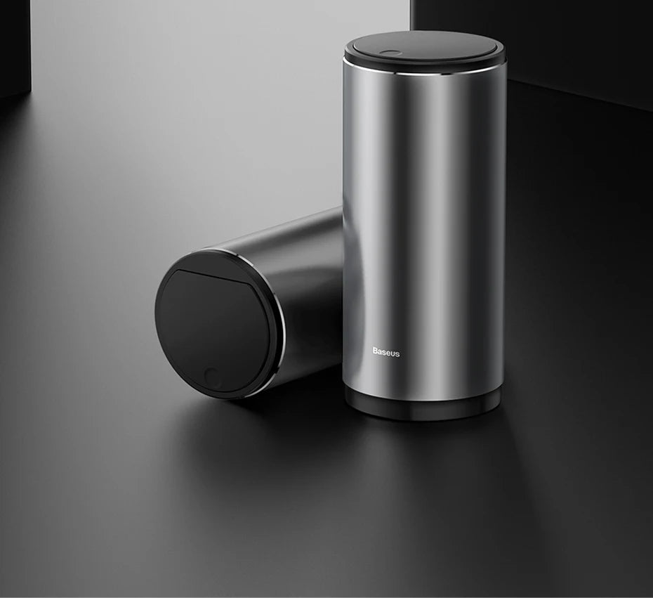 Automotive Car Trash Bin Alloy Garbage Can