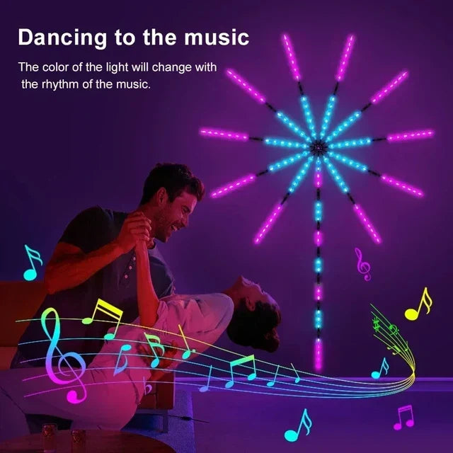 WiFi Bluetooth Smart Fireworks Led Light