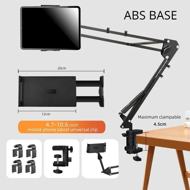 360° Adjustable 3.5 to 10.6 Inch Tablet Stand