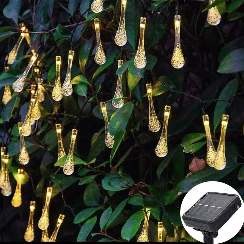 Water Drop Solar Lights