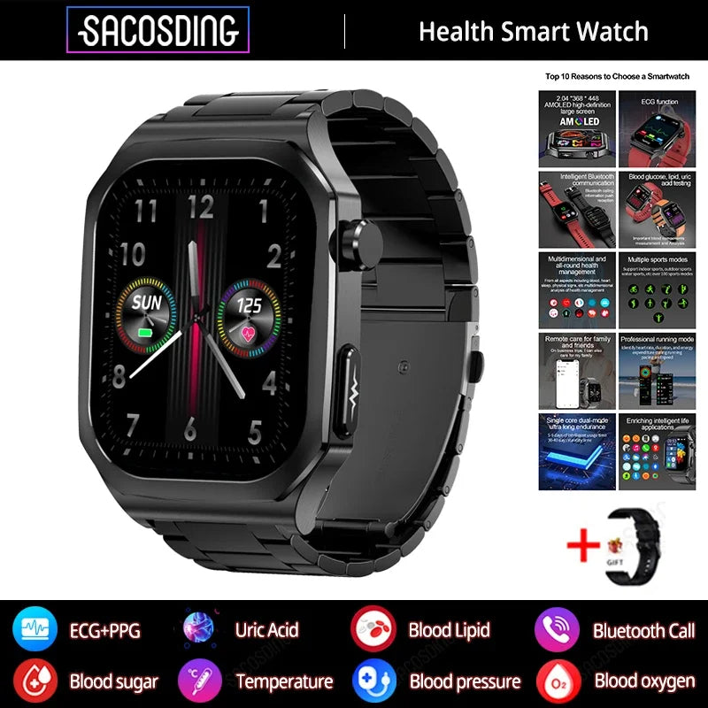 ECG+PPG Health Smartwatch - Blood Sugar