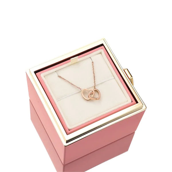 Eternal Rose Box With Necklace