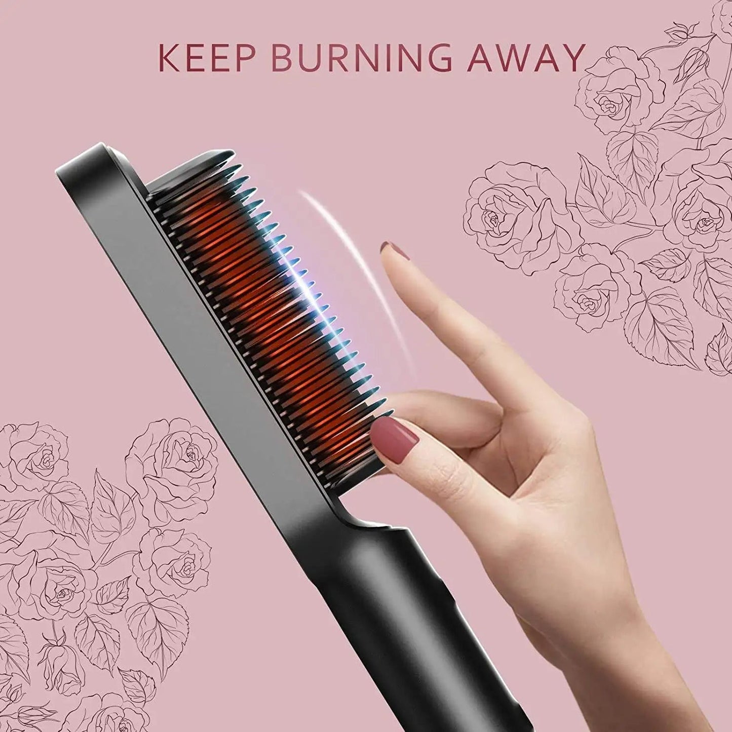 Mini Hair Straightener Hot Comb Hair Styling