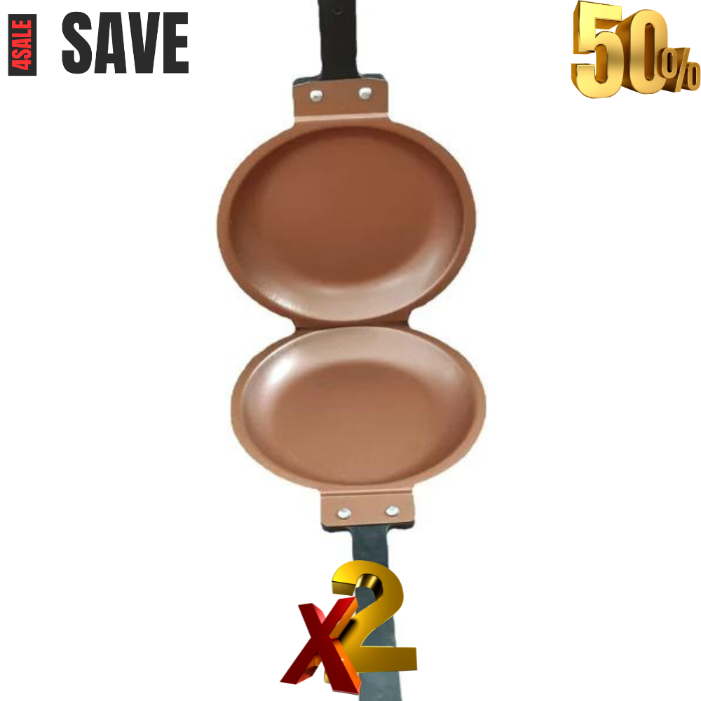 DOUBLE SIDED FRYING PAN - SAVVY LUXE