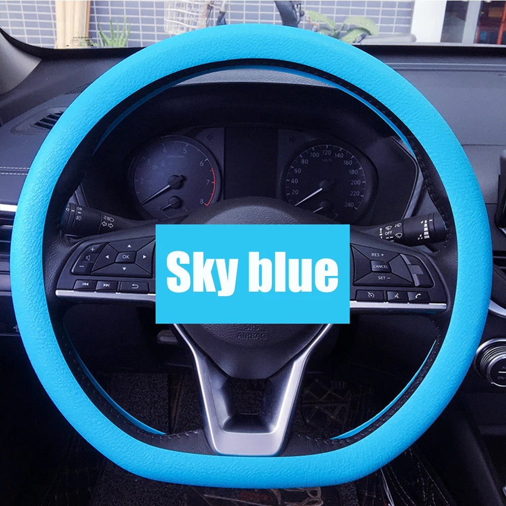 Car Silicone Steering Wheel Cover - SAVVY LUXE
