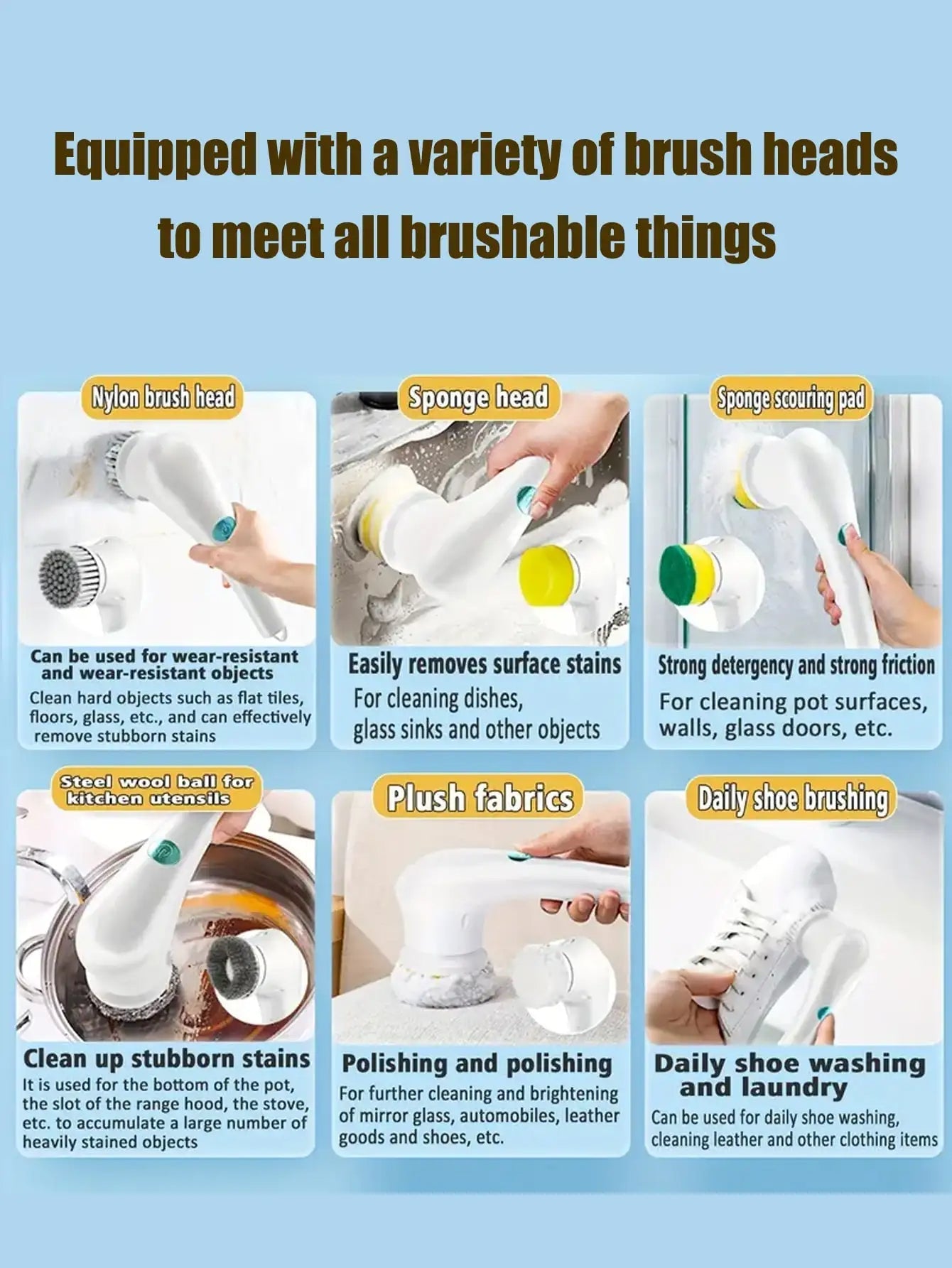 Kitchen Appliances Electric Scrubber