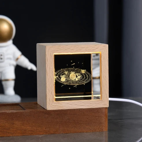 3D Galaxy LED Crystal Light