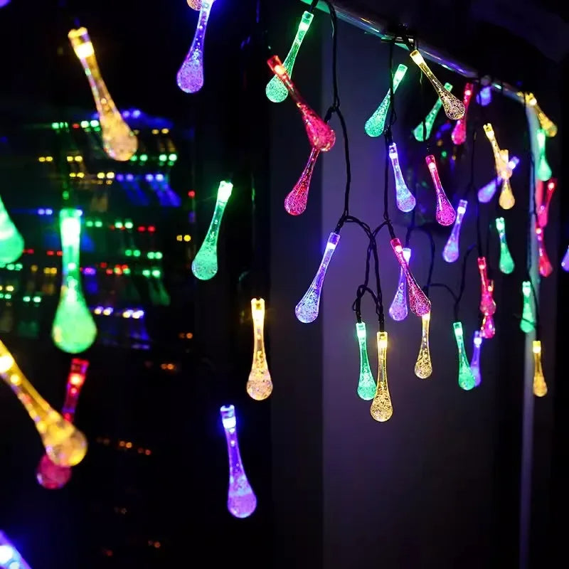Water Drop Solar Lights