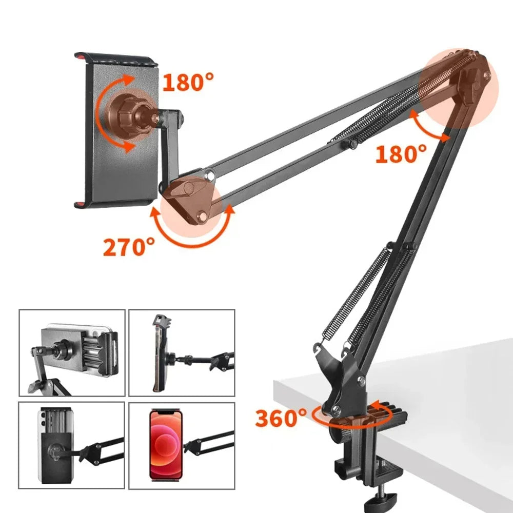360° Adjustable 3.5 to 10.6 Inch Tablet Stand