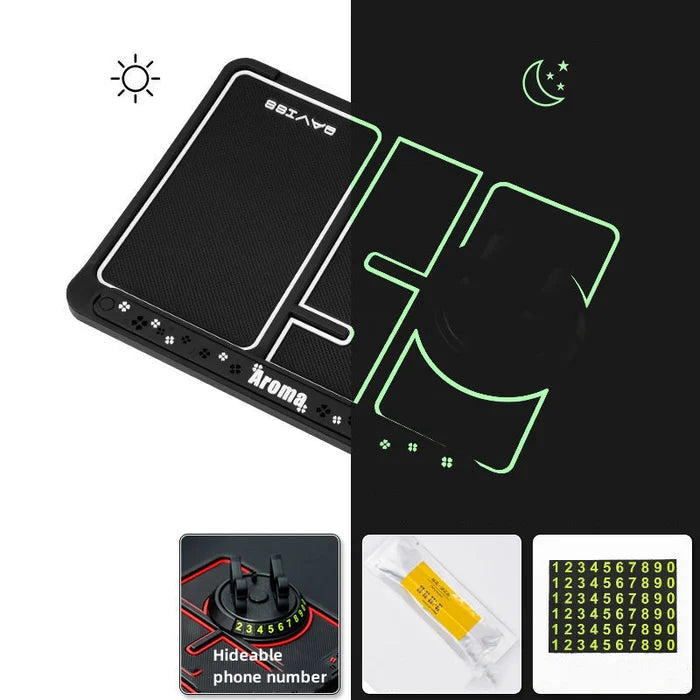 đ4-in-1 Off-Non-Slip Phone Pad for Car