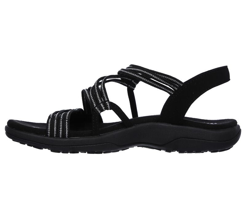 azfleek Sandals Women Summer Flat Beach Elastic Casual Sandals Black / 5.5
