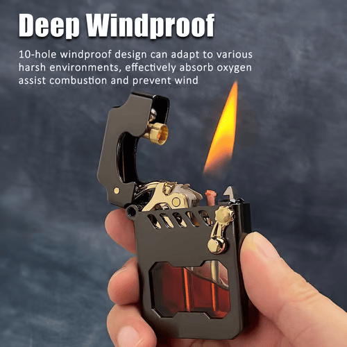 Mecha Metal Rocker Lighter