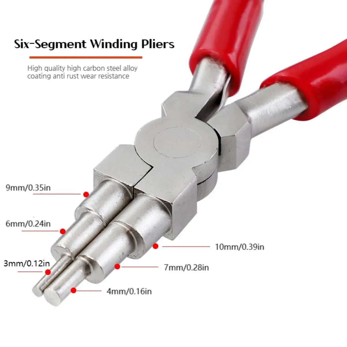 Six-section Wire Winding Pliers