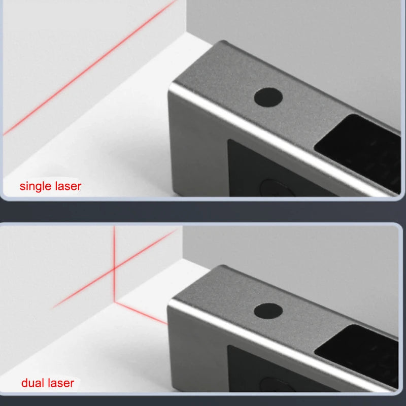 Laser Level Ruler 2 in 1 Laser Protractor Digital Inclinometer