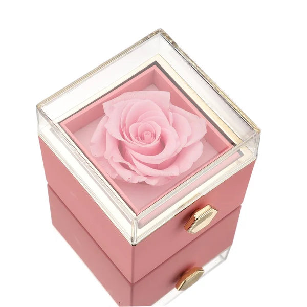 Eternal Rose Box With Necklace