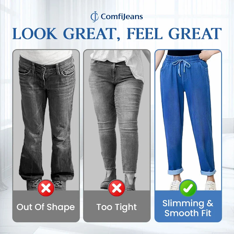 ComfiJeans - LAST DAY SALE 70% OFF - High Waist Ultra-Stretch Mom Jeans