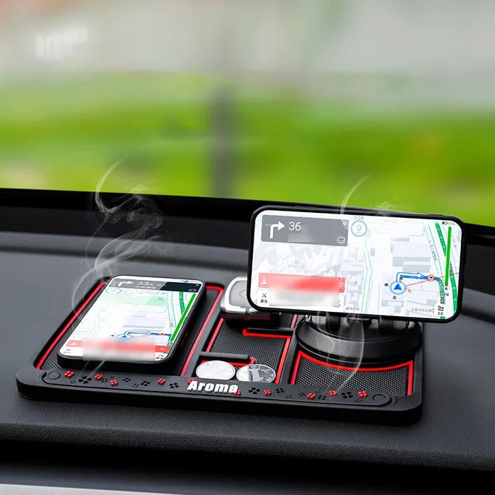 đ4-in-1 Off-Non-Slip Phone Pad for Car