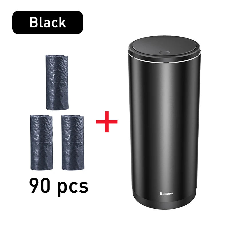 Automotive Car Trash Bin Alloy Garbage Can