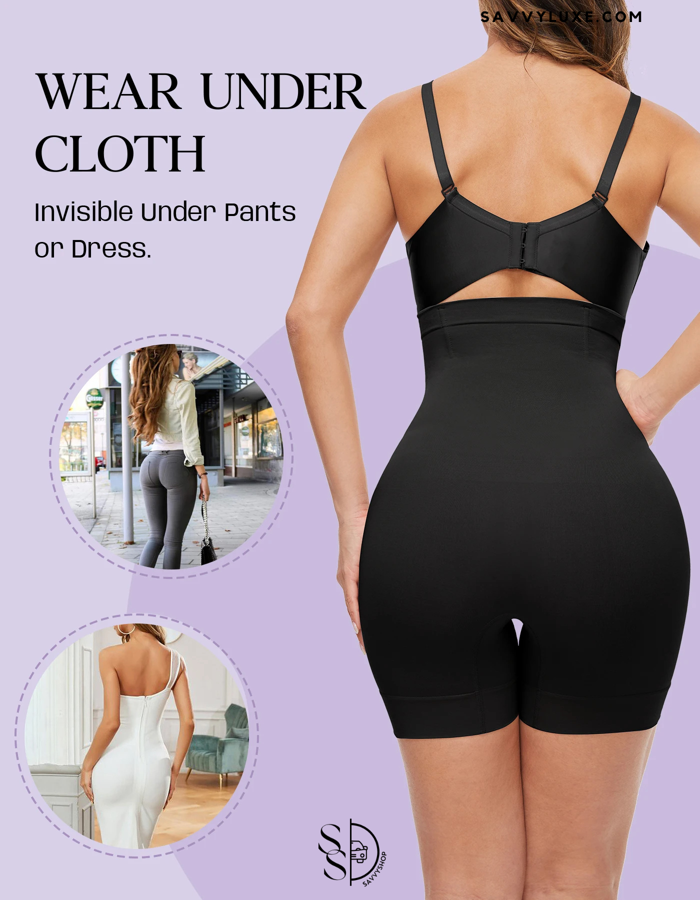 High-Waisted Shaper Shorts