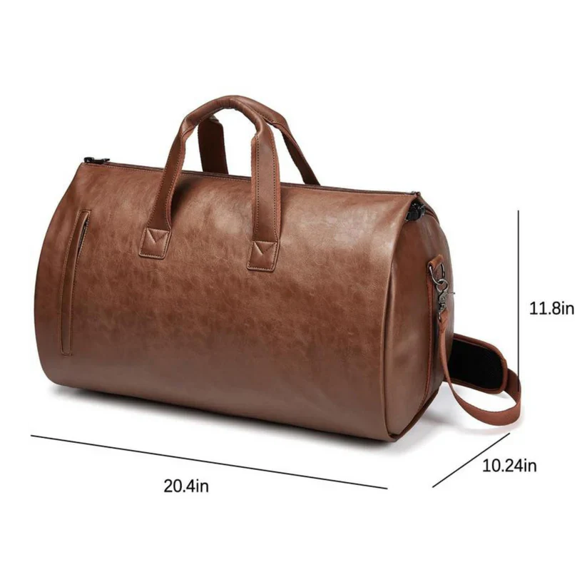 2024 Waterproof Leather Suit Travel Bag