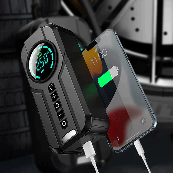 DRIVE START ENHANCER 4 IN 1/ HIGH-PRESSURE AIR CHARGER 2 IN 1