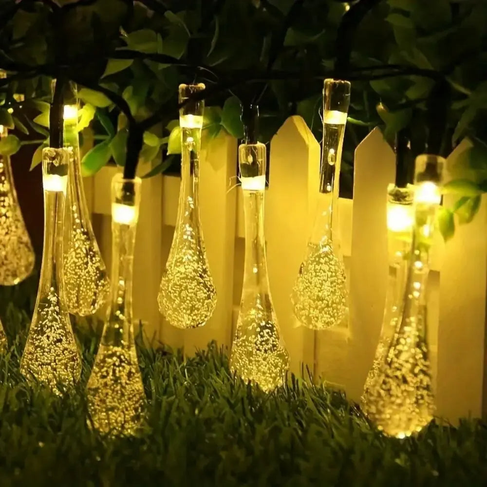Water Drop Solar Lights