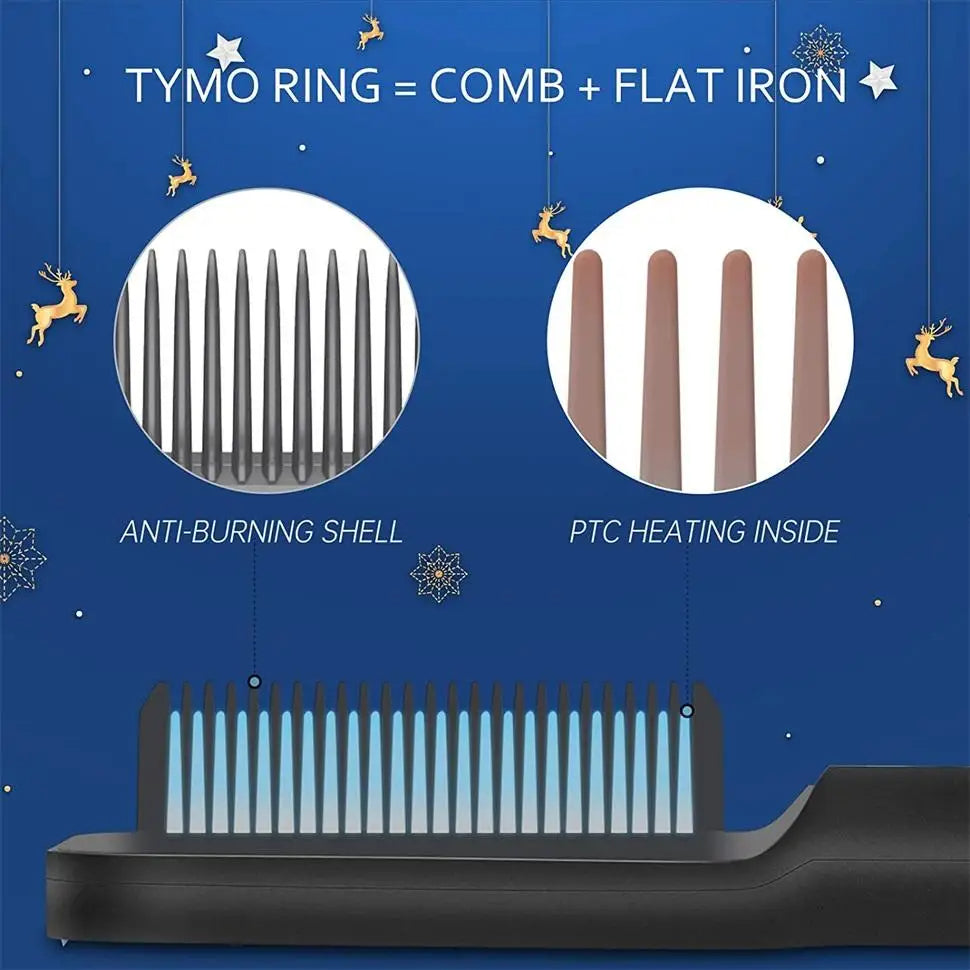 Mini Hair Straightener Hot Comb Hair Styling