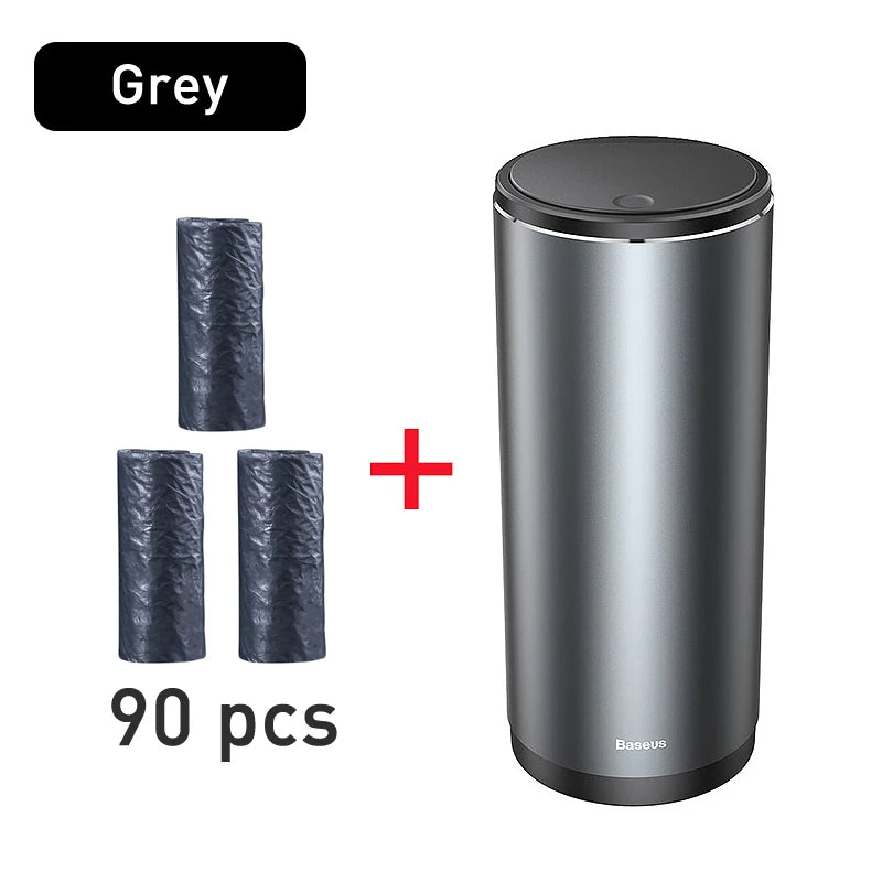 Automotive Car Trash Bin Alloy Garbage Can
