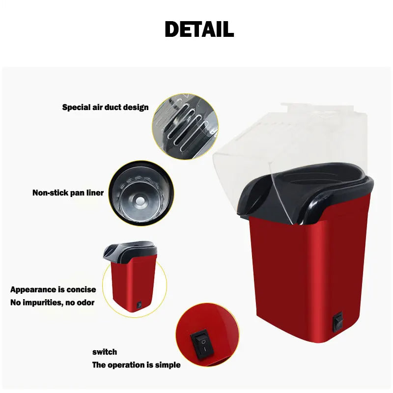 Popcorn Makers Mini Popcorn Machine