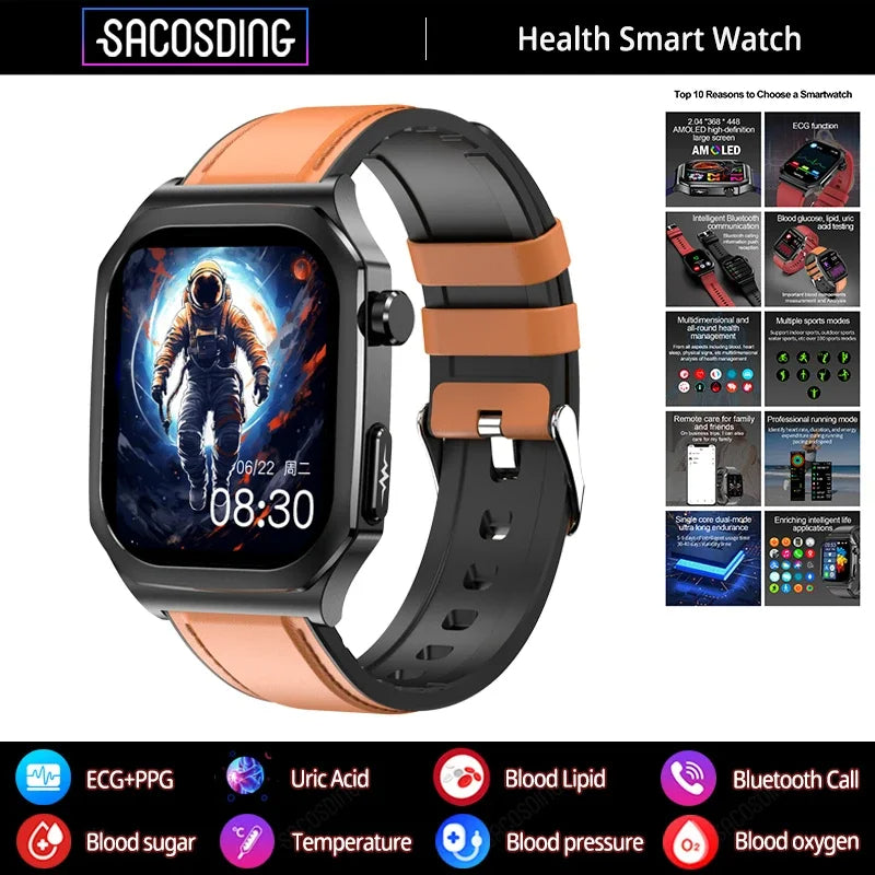 ECG+PPG Health Smartwatch - Blood Sugar