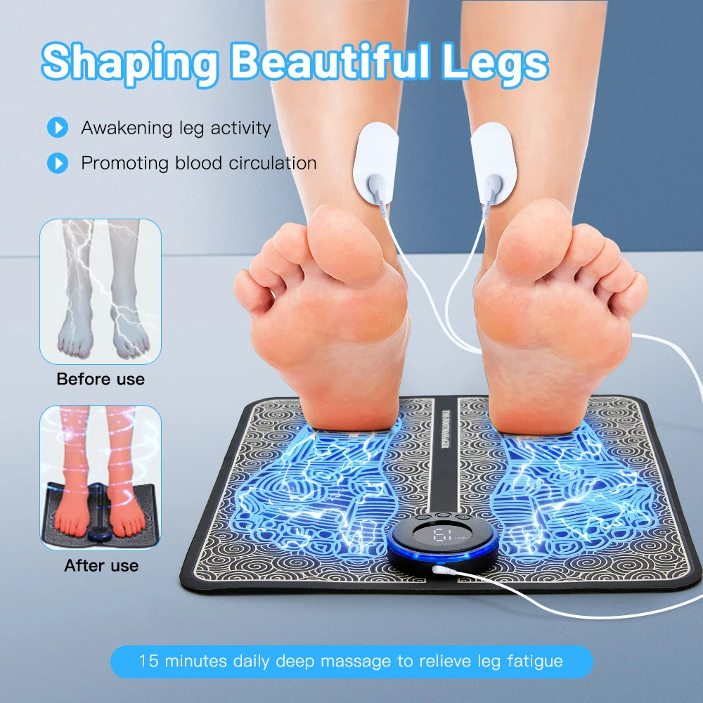 EMS Foot Massager Mat Muscle Stimulator