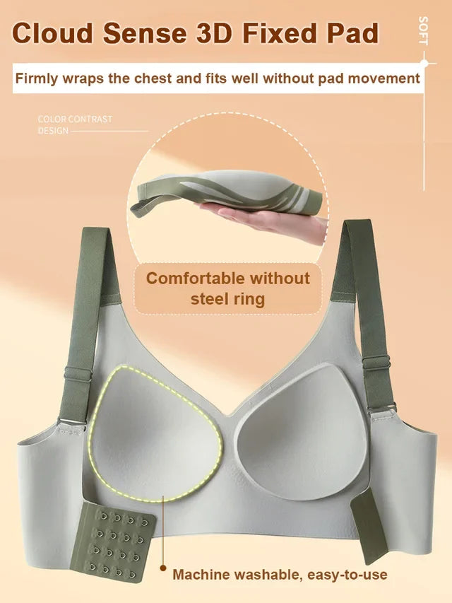 ๐ SALE 70% OFF TODAY ๐Plus Size Wireless Push-up Bra๐