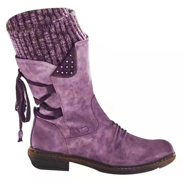 Premium Waterproof boots with mid-calf zip