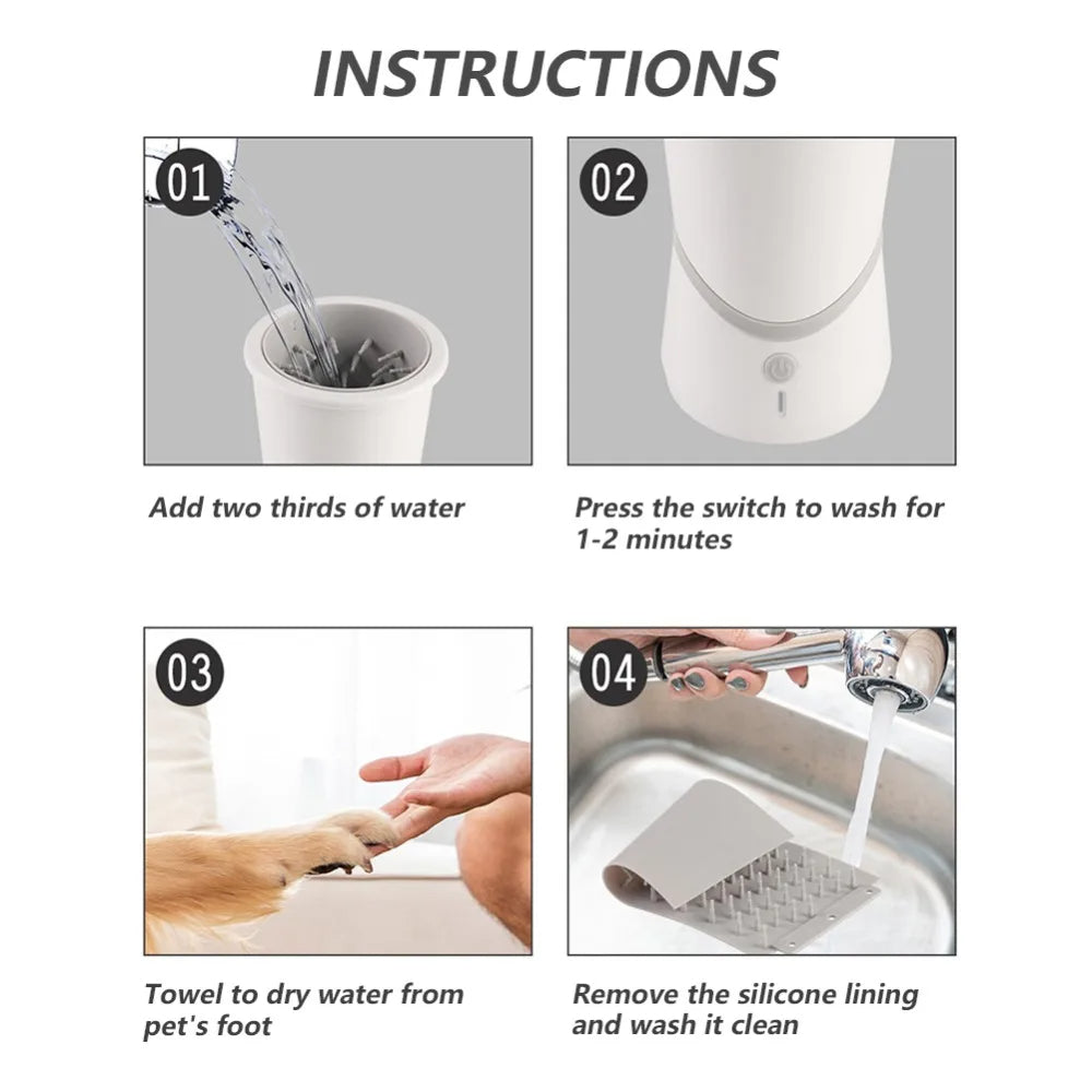Pet Foot Washing Cup