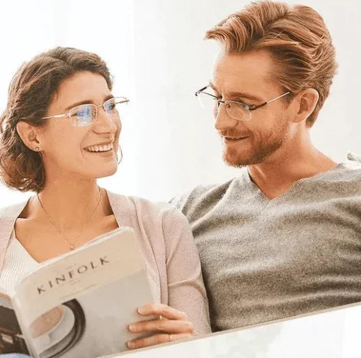 Sapphire high hardness anti-blue progressive Far And Near Dual-Use Reading Glasses