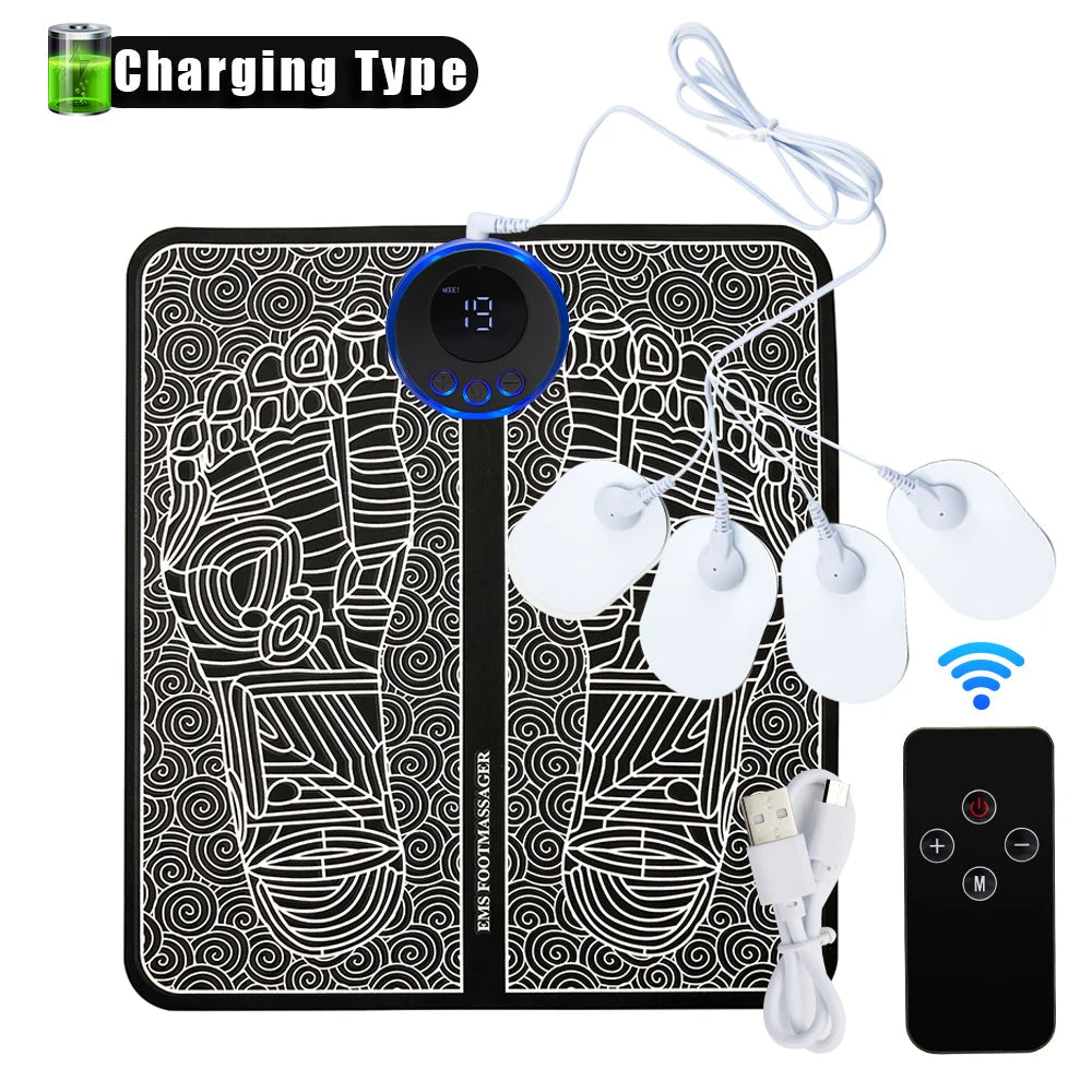 EMS Foot Massager Mat Muscle Stimulator