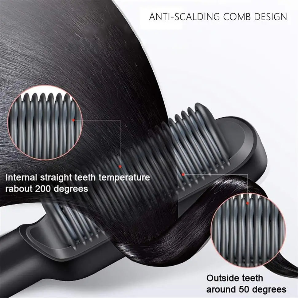 Mini Hair Straightener Hot Comb Hair Styling