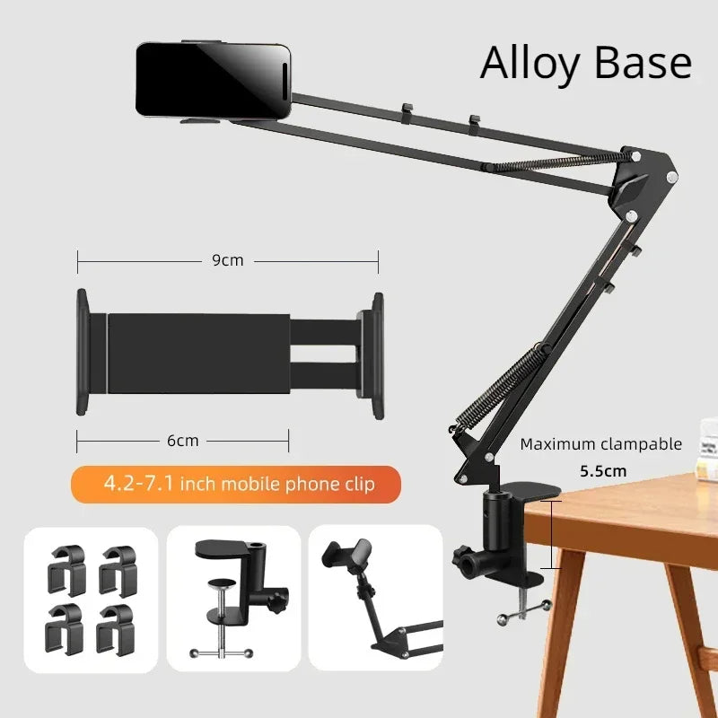 360° Adjustable 3.5 to 10.6 Inch Tablet Stand