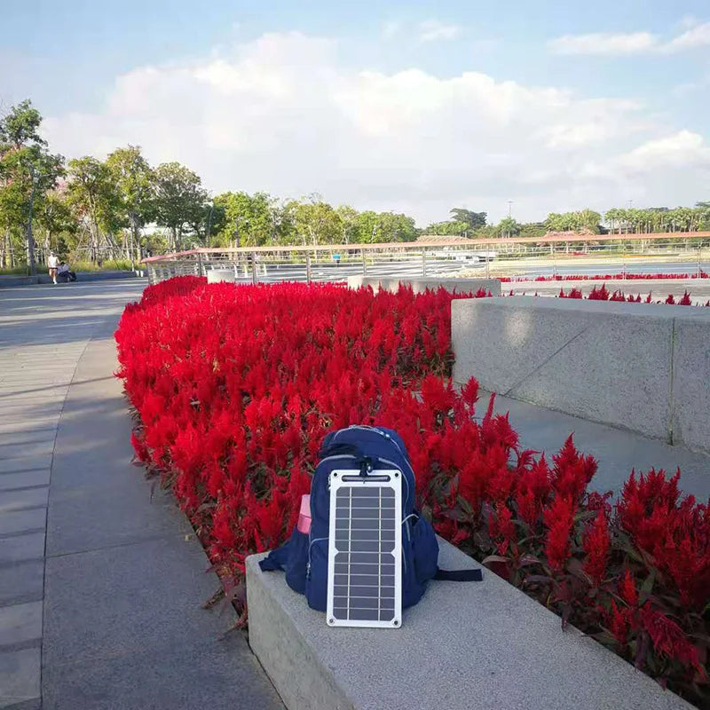 30W Solar Panel With USB Portable Battery Waterproof