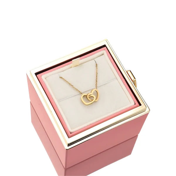 Eternal Rose Box With Necklace