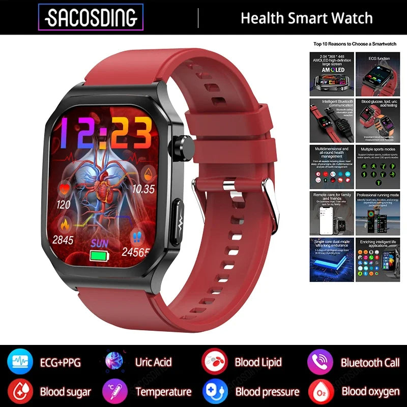 ECG+PPG Health Smartwatch - Blood Sugar