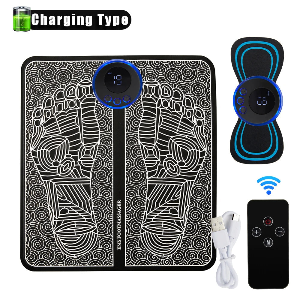 EMS Foot Massager Mat Muscle Stimulator