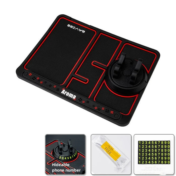 đ4-in-1 Off-Non-Slip Phone Pad for Car