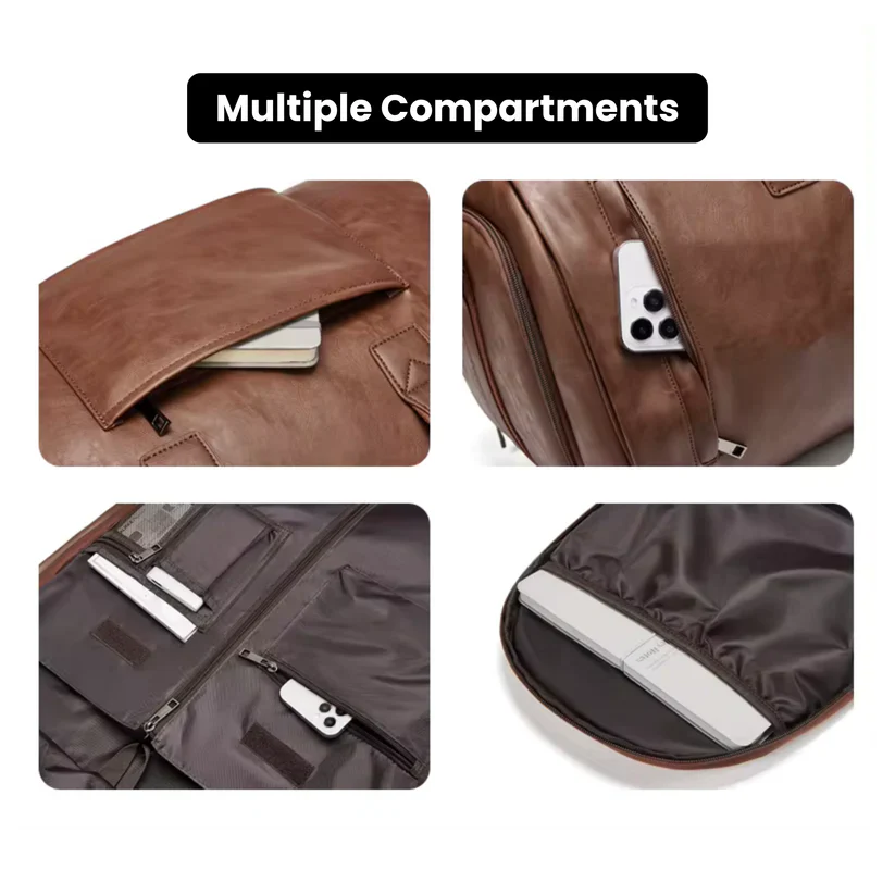 2024 Waterproof Leather Suit Travel Bag