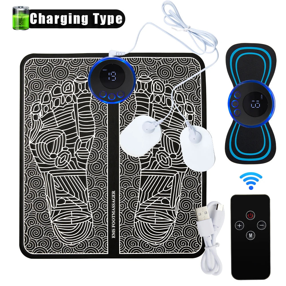 EMS Foot Massager Mat Muscle Stimulator