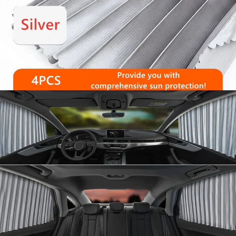 Universal Fit Magnetic Car Side Window Privacy Sunshade
